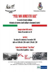 Per non dimenticare Zanica 11/18